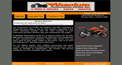 Desktop Screenshot of absoluteperformancecycles.com